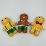 Gingerbread Man Pet Dog Squeaky Chew Toys